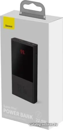 Внешний аккумулятор Baseus Super Mini Digital Display PPMN-A01 10000mAh (черный)