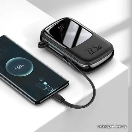 Внешний аккумулятор Baseus Qpow Digital Display PPQD-I01 20000mAh (черный)