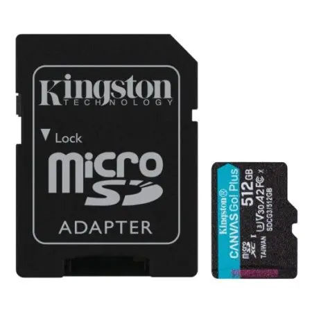 Карта памяти Kingston Canvas Go! Plus microSDXC 512GB (с адаптером)