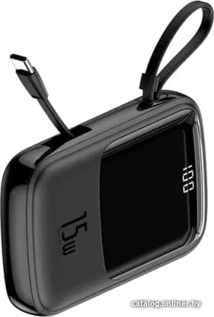 Внешний аккумулятор Baseus Qpow Digital Display PPQD-A01 10000mAh (черный)