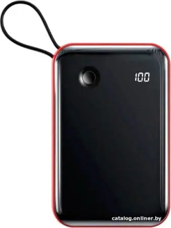 Внешний аккумулятор Baseus Mini S Digital Display PPXF-A09 10000mAh (черный/красный)