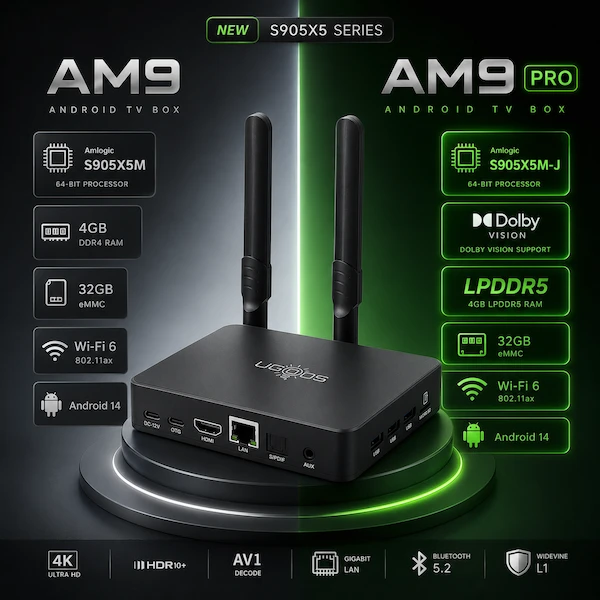 Детальная картинка сравнения Ugoos AM9 и AM9 pro Детальная картинка сравнения Ugoos AM9 и AM9 pro