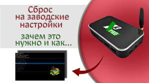 Factory Reset приставок Ugoos: Пошаговое руководство