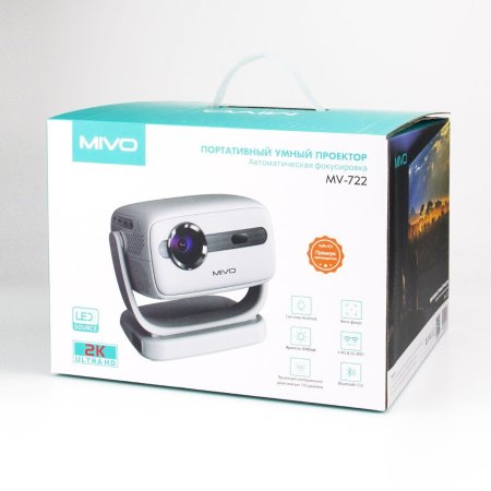 Портативный умный проектор Mivo MV-722 2+32Gb