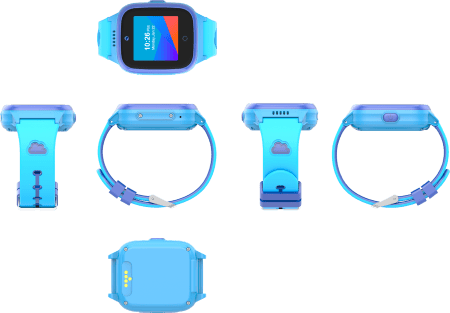 Детские часы Leefine Q27 4G (синий/голубой)