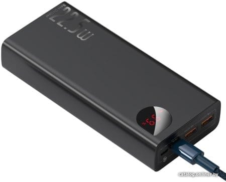 Внешний аккумулятор Baseus Adaman Metal Digital Display PPIMDA-C0A 30000mAh (черный)