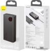 Внешний аккумулятор Baseus Adaman Metal Digital Display PPIMDA-C0A 30000mAh (черный)