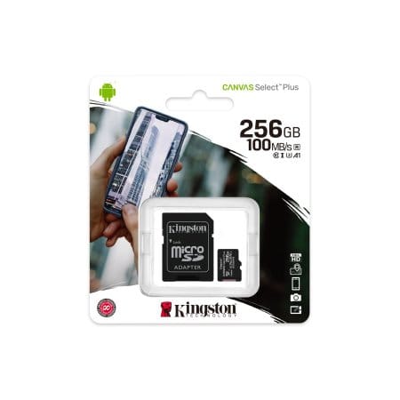 Карта памяти Kingston Canvas Select Plus microSDXC 256GB (с адаптером)