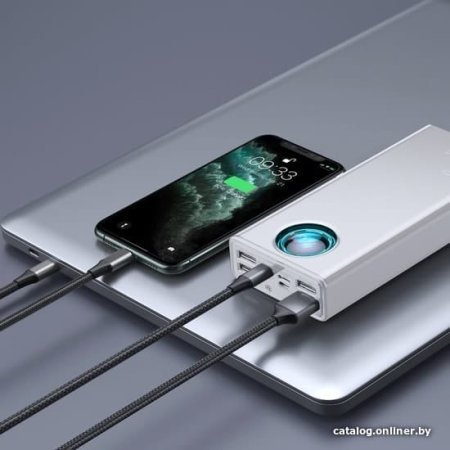 Внешний аккумулятор Baseus Amblight PPLG-A02 30000mAh (белый)