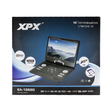 Портативный DVD XPX EA-1369D