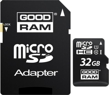 Карта памяти GOODRAM M1AA microSDHC M1AA-0320R12 32GB (с адаптером)