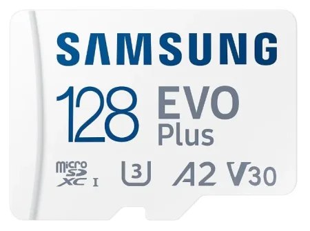 Карта памяти Samsung EVO Plus 2021 microSDXC 128GB (с адаптером)