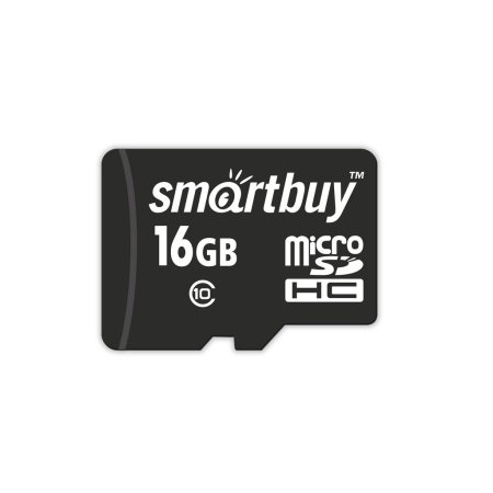 Карта памяти SmartBuy microSDHC Class 10 16GB + адаптер