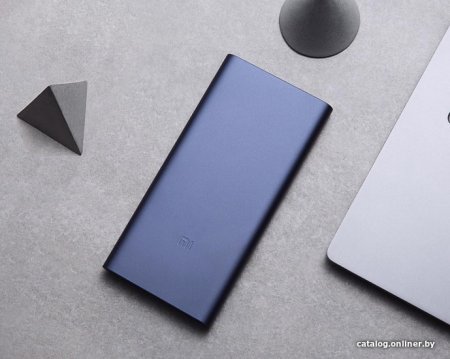 Внешний аккумулятор Xiaomi Mi Power Bank 2S 10000mAh (темно-синий)