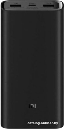 Внешний аккумулятор Xiaomi Mi Power Bank 3 Pro PLM07ZM 20000mAh (черный, междунар. версия)