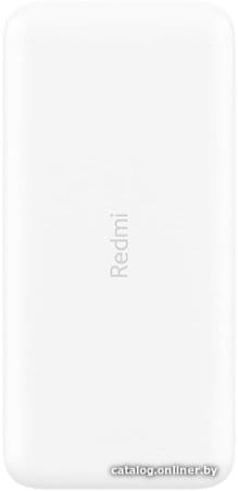 Внешний аккумулятор Xiaomi Redmi Power Bank 20000mAh (белый, международная версия)