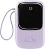 Внешний аккумулятор Baseus Qpow Digital Display PPQD-I05 20000mAh (фиолетовый)